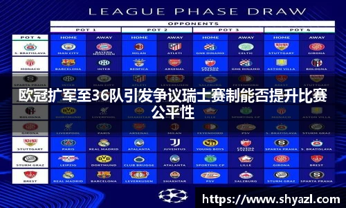 欧冠扩军至36队引发争议瑞士赛制能否提升比赛公平性